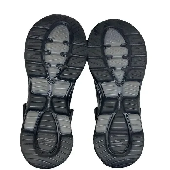 Skechers Women Foamies GO WALK Backstrap Athletic Mules Black Perforated EUC 10 - Picture 5 of 6